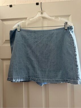 Old Navy Light Blue Denim Mini Skirt
